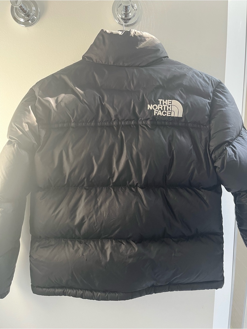The North Face Size 12 unisex Black Puffer Jacket